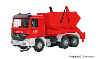 Viessmann H0 - 8053 - H0 Feuerwehr MB ACTROS 3-achs Absetzkipper mit Rundumleuchten, Basis, Funktionsmodell - Artikelbild