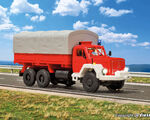 Viessmann H0 - 8054 - H0 Feuerwehr MAGIRUS JUPITER 3-achs mit Pritsche, Plane und Rundumleuchte, Basis, Funktionsmodell - Artikelbild