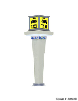 Viessmann - 1378 - H0 Taxistand mit LED-Beleuchtung - Artikelbild