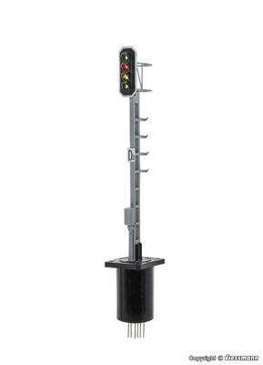 Viessmann - 4643 - H0 Licht-Ausfahrsignal Fahrbegriff: 1/2/3 kurzer Mast SBB/RhB, Typ L - Artikelbild