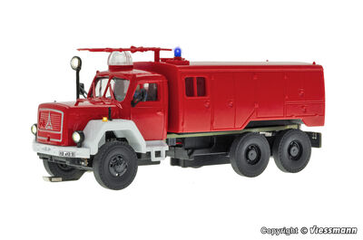 Viessmann H0 - 8055 - H0 Feuerwehr MAGIRUS JUPITER FlKfz 3800/400 3-achs mit Rundumleuchte, Basis, Funktionsmodell - Artikelbild