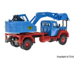 Viessmann H0 - 8135 - H0 MAGIRUS DEUTZ 2-achs Eckhauber mit Baggeraufbau Basis, Funktionsmodell - Artikelbild