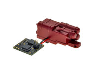 Viessmann H0 - 8454 - H0 Nachrüst-Set Sound für MB Rundhauber, rotbraun