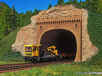 Vollmer H0 - 42502 - H0 Tunnelportal, zweigleisig, 2 Stück