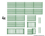 Kibri H0 - 38603 - H0 Maschendrahtzaun, grün - Artikelbild