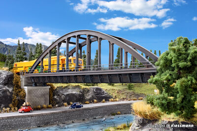 Vollmer H0 - 42553 - H0 Stahlbogenbrücke, gerade - Artikelbild