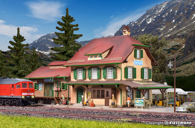 Vollmer H0 - 43515 - H0 Bahnhof Därligen - Artikelbild