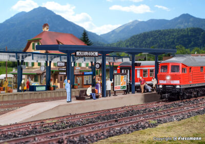 Vollmer H0 - 43537 - H0 Bahnsteig Kreuzeck - Artikelbild