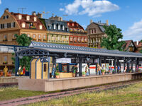 Vollmer H0 - 43541 - H0 ICE-Bahnsteig Vaihingen, dreiteilig