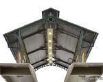 Vollmer H0 - 43545 - H0 Bahnsteighalle mit LED-Beleuchtung, Funktionsbausatz - Artikelbild