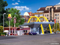 Vollmer H0 - 43635 - H0 McDonald´s Schnellrestaurant mit McCafé