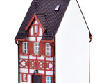 Vollmer H0 - 43673 - H0 Fachwerkhaus Bahnhofstraße 17 - Artikelbild