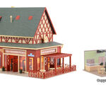 Vollmer H0 - 43681 - H0 Luigi´s Pizzeria mit Inneneinrichtung und LED-Beleuchtung, Funktionsbausatz - Artikelbild