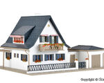 Vollmer H0 - 43718 - H0 Wohnhaus mit Garage - Artikelbild