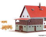 Vollmer H0 - 43721 - H0 Bauernhaus mit Scheune - Artikelbild