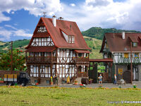 Vollmer H0 - 43732 - H0 Winzerhaus mit Hoftor
