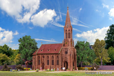 Vollmer H0 - 43739 - H0 Stadtkirche Stuttgart-Berg - Artikelbild