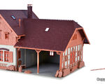 Vollmer H0 - 43744 - H0 Bauernhaus mit Remise - Artikelbild