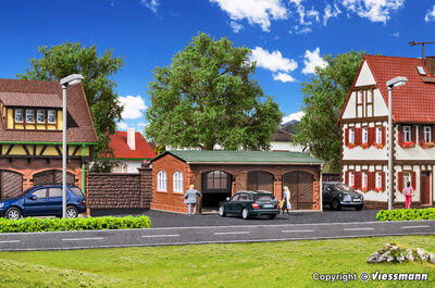 Vollmer H0 - 43757 - H0 Garage, dreiständig - Artikelbild