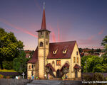 Vollmer H0 - 43769 - H0 Dorfkirche Ditzingen - Artikelbild