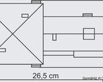 Vollmer H0 - 43774 - H0 DHL Deutsche Post Gebäude - Artikelbild