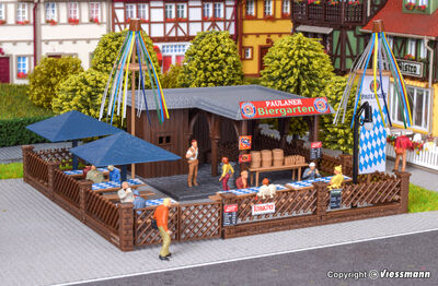 Vollmer H0 - 43784 - H0 Biergarten mit Zubehör - Artikelbild