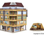 Vollmer H0 - 43800 - H0 City-Eckhaus - Artikelbild