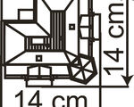 Vollmer H0 - 43811 - H0 Eckhaus Schlossallee 1 - Artikelbild