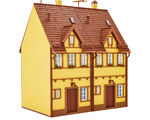 Vollmer H0 - 43844 - H0 Reihen-Doppelhaus, gelb - Artikelbild