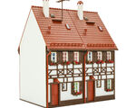 Vollmer H0 - 43847 - H0 Reihen-Doppelhaus mit Fachwerk - Artikelbild