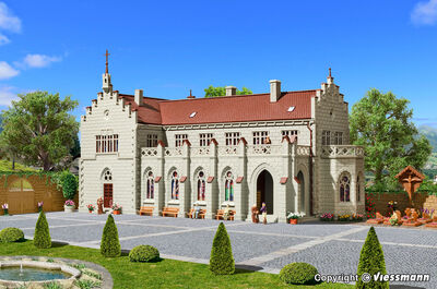 Vollmer H0 - 43860 - H0 Klosteranlage mit Friedhof und Zubehör - Artikelbild