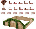 Vollmer H0 - 43861 - H0 Deko-Set Friedhof - Artikelbild