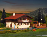 Vollmer H0 - 43960 - H0 Almgasthof mit Holzterrasse - Artikelbild