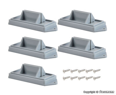 Vollmer H0 - 44005 - H0 Brückensockel mit Schrauben, 5 Stück - Artikelbild