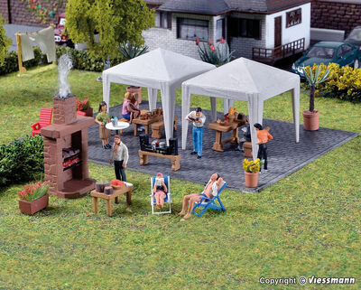 Vollmer H0 - 45130 - H0 Partyzelte, 2 Stück - Artikelbild