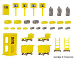 Vollmer H0 - 45131 - H0 Deko-Set Post - Artikelbild