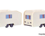 Vollmer H0 - 45147 - H0 Wohnwagen, 2 Stück - Artikelbild