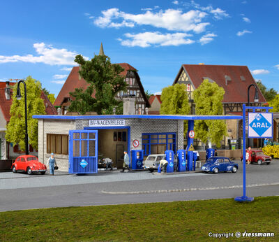 Vollmer H0 - 45156 - H0 ARAL-Tankstelle - Artikelbild