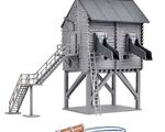 Vollmer H0 - 45635 - H0 Schotter-Verladestation mit angetriebenen Verschlussklappen, Funktionsbausatz - Artikelbild