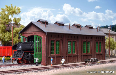Vollmer H0 - 45763 - H0 Lokschuppen, einständig - Artikelbild