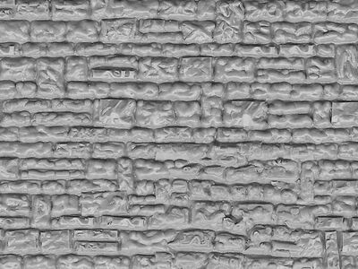 Vollmer H0 - 46031 - H0 Mauerplatte Haustein aus Kunststoff, 21,8 x 11,9 cm - Artikelbild
