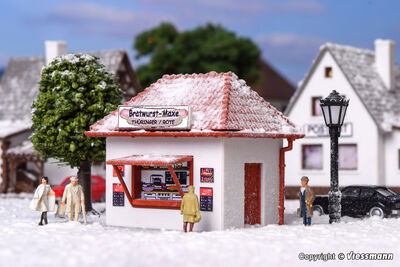Vollmer N - 47625 - N Kiosk Bratwurst-Maxe mit Kunstschnee - Artikelbild