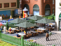Vollmer N - 47665 - N Biergarten-Schirme, 4 Stück