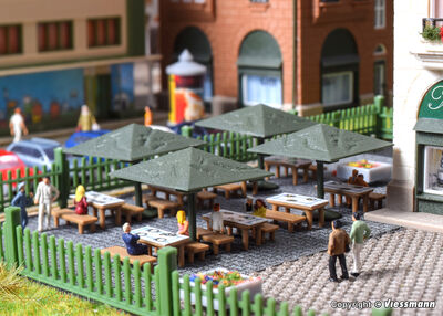 Vollmer N - 47665 - N Biergarten-Schirme, 4 Stück - Artikelbild
