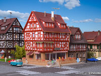 Vollmer N - 47693 - N Boutique mit Inneneinrichtung und LED-Beleuchtung, Funktionsbausatz