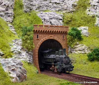 Vollmer N - 47811 - N Tunnelportal, eingleisig, 2 Stück - Artikelbild