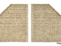 Vollmer H0 - 48101 - H0 Stützwand aus Steinkunst, passend zu 48100, 2 Stück