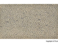 Vollmer H0 - 48224 - H0 Mauerplatte Bruchstein aus Steinkunst, L 27,5 x B 16 cm