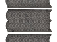 Vollmer H0 - 48240 - H0 Straßenplatte Kopfsteinpflaster aus Steinkunst, 3 Stück, L 15 x B 8 cm