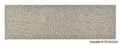 Vollmer 0 - 48724 - 0 Mauerplatte Bruchstein aus Steinkunst, L 53,5 x B 16 cm - Artikelbild